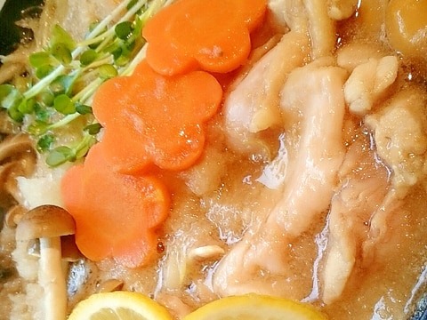 かしわのみぞれ鍋